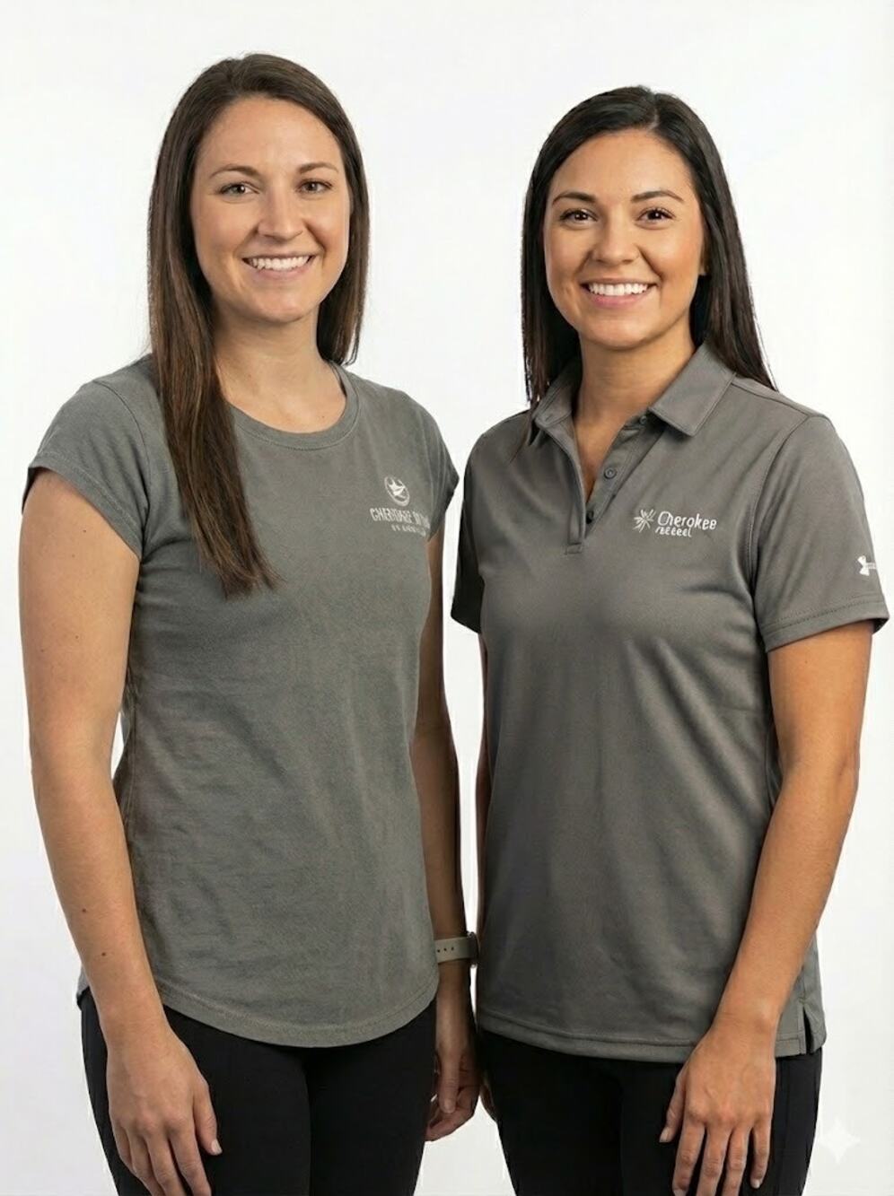 Under Armour Polo L Tee M LOT of 2 Women's Work Shirts: Cherokee NWT & Gildan